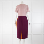 Roksanda Burgundy Marwood Dress