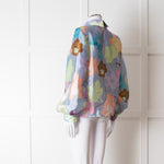 Stine Goya Lilac Multi Colour Floral Long Sleeve Blouse