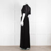 Isabel Marant Etoile Black Short Sleeve Sheer Maxi Dress