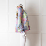 Stine Goya Lilac Multi Colour Floral Long Sleeve Blouse
