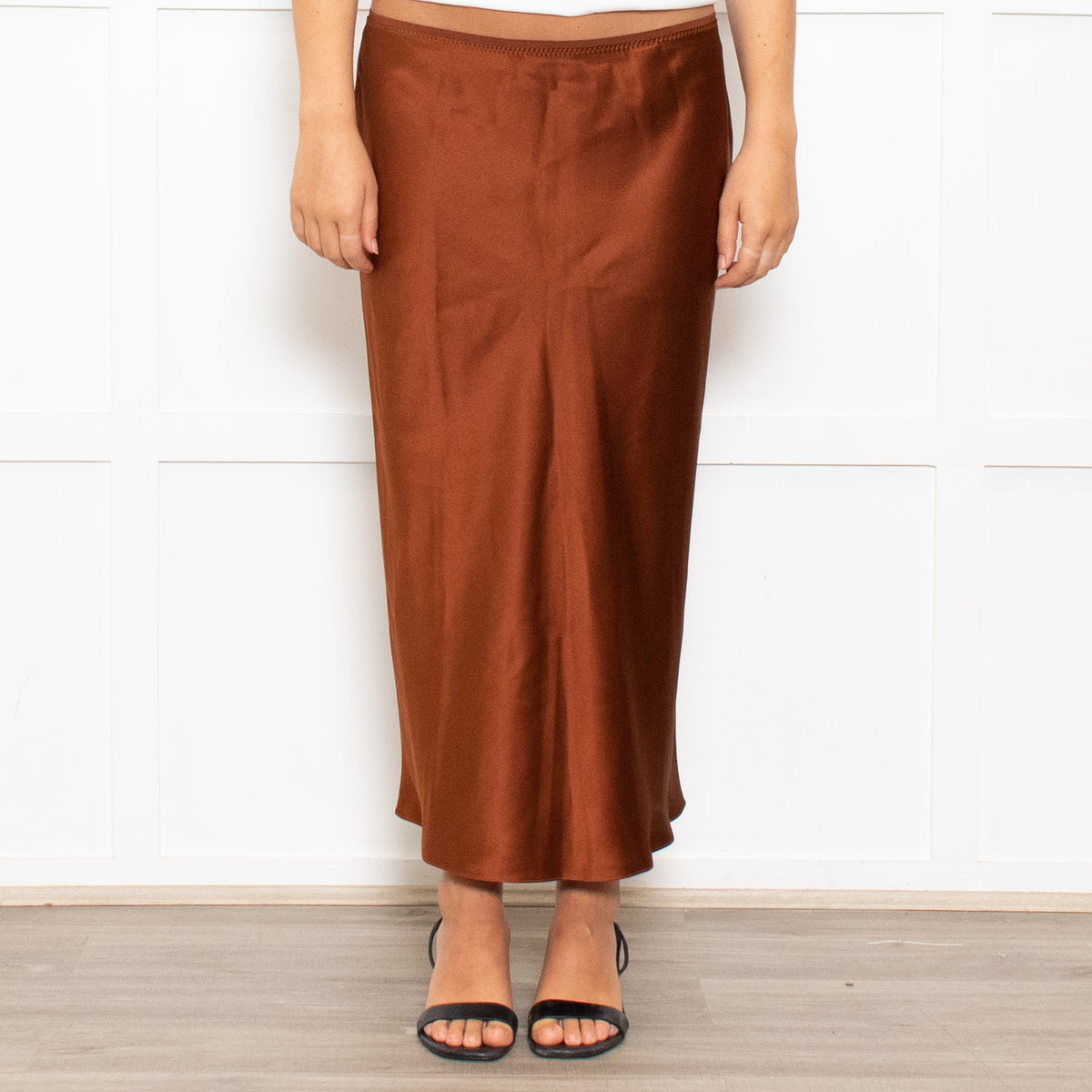 Joseph Bronze Slip Skirt