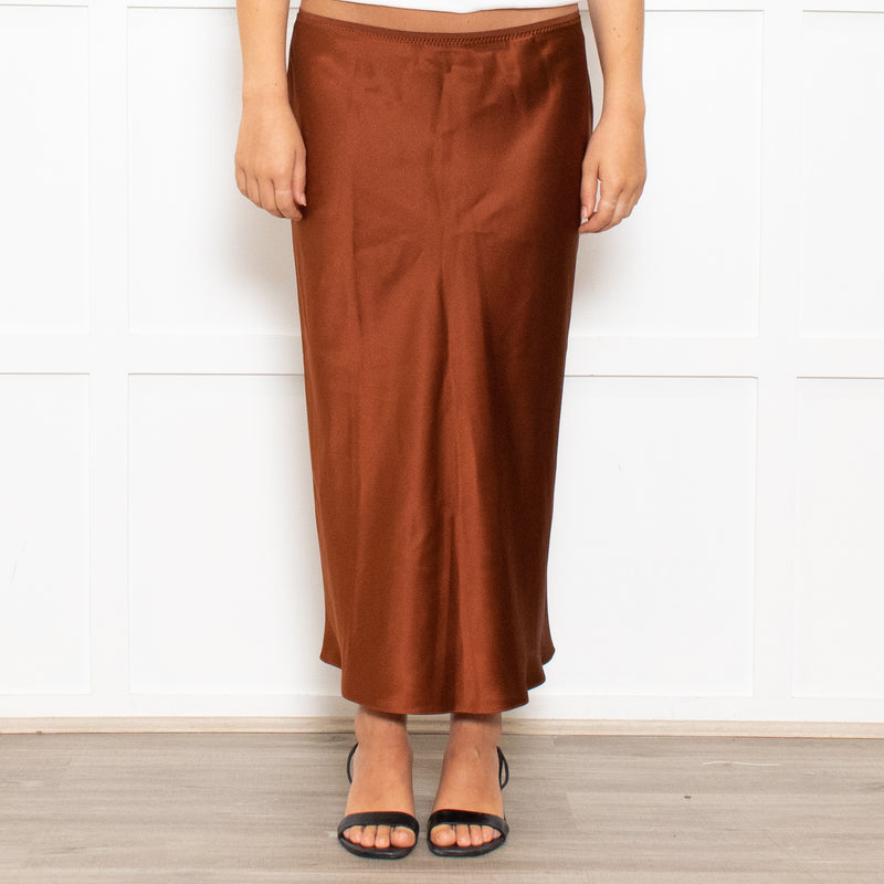 Joseph Bronze Slip Skirt