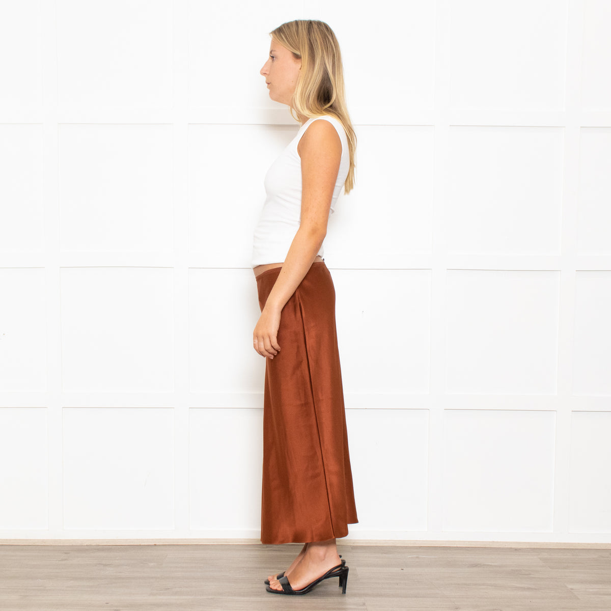 Joseph Bronze Slip Skirt