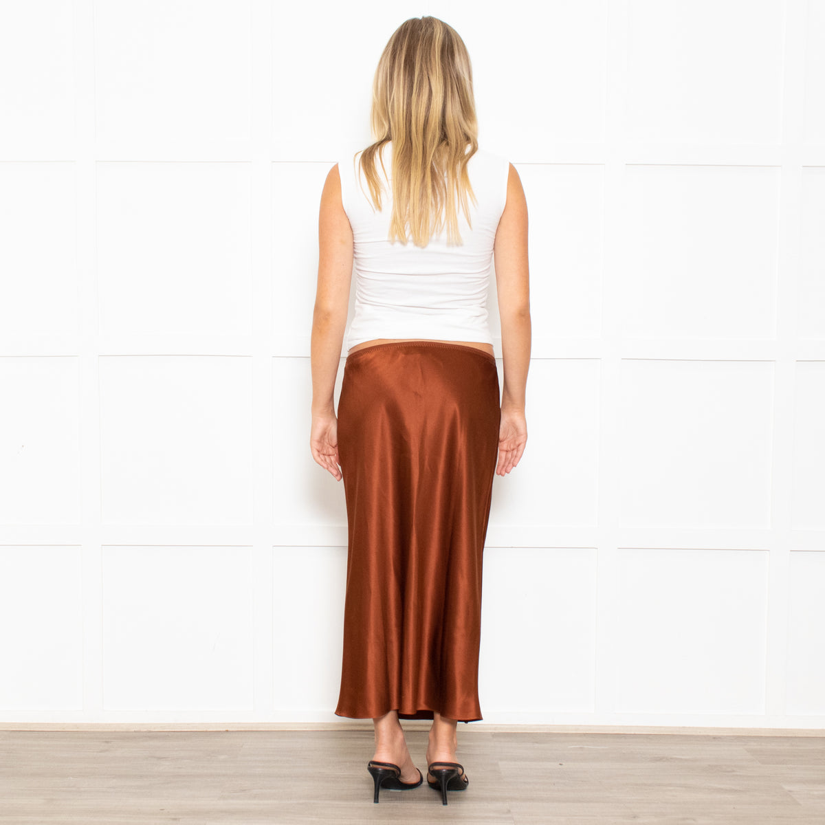 Joseph Bronze Slip Skirt