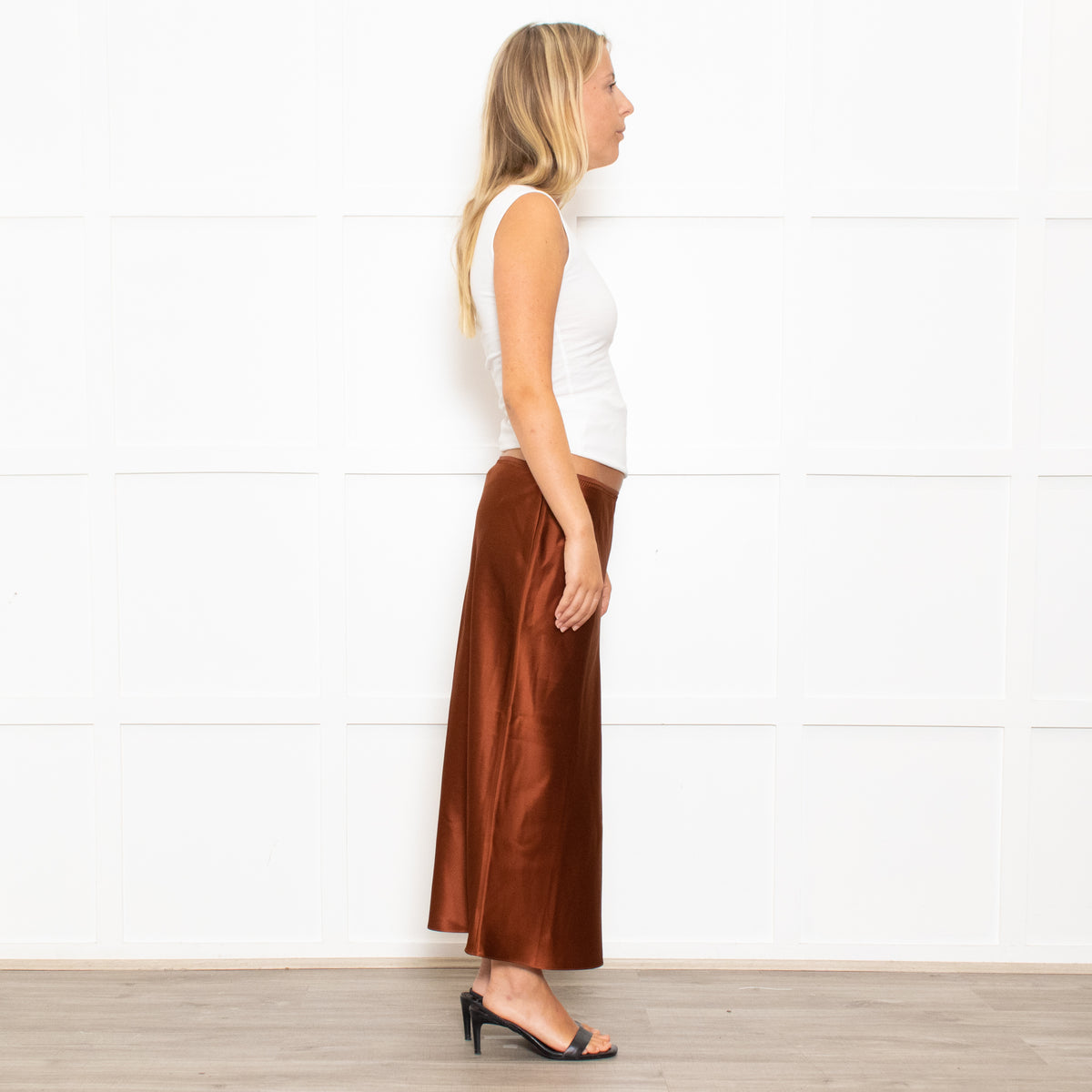 Joseph Bronze Slip Skirt