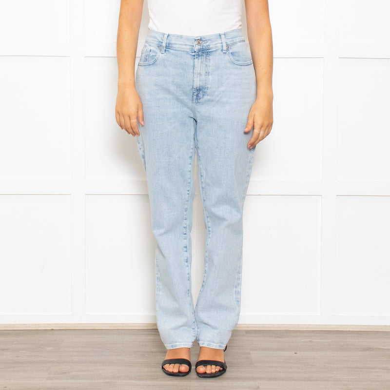 7 For All Mankind Pale Wash Stretch Jeans