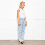 7 For All Mankind Pale Wash Stretch Jeans