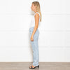 7 For All Mankind Pale Wash Stretch Jeans