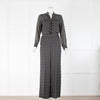 Marella Black And Cream Spot Jumpsuit