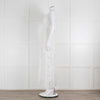 Zimmermann White Cotton Embroidered Low Back Sleeveless Dress