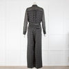 Marella Black And Cream Spot Jumpsuit