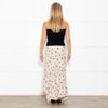 Veronica Beard Silk Hankerchief Floral Cream Midi Skirt
