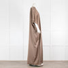 Raey Light Brown Long Day Dress