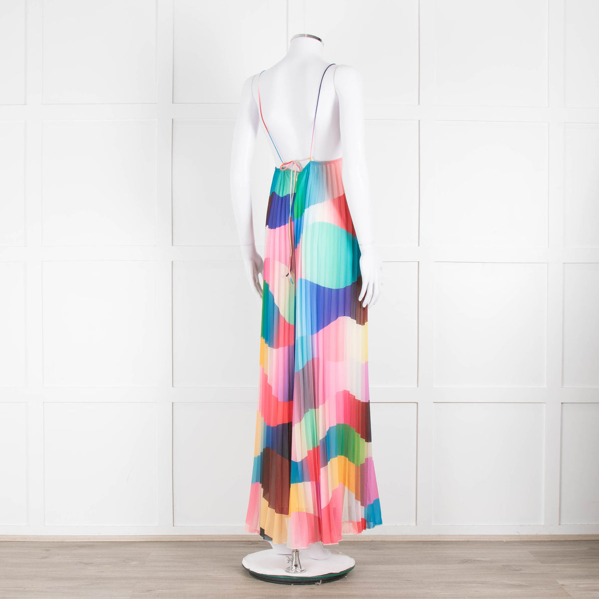 Essentiel Antwerp Multicolour Plisse Sleeveless Jumpsuit