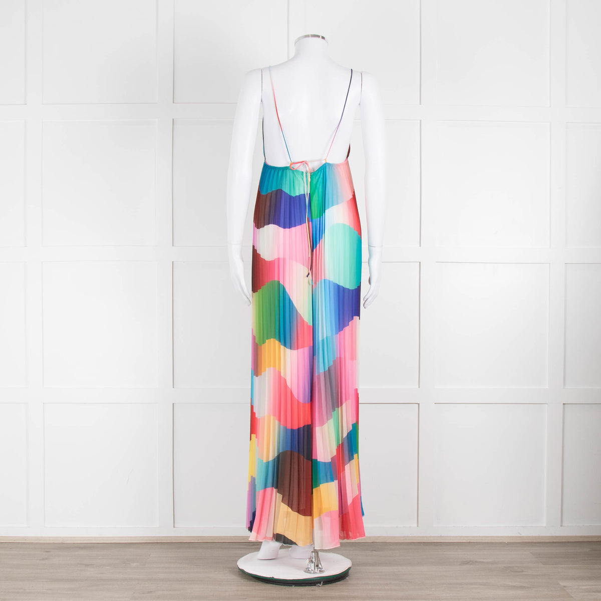Essentiel Antwerp Multicolour Plisse Sleeveless Jumpsuit