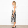 Max Mara Cream Black Floral Sleeveless Dress Plus Cropped Jacket