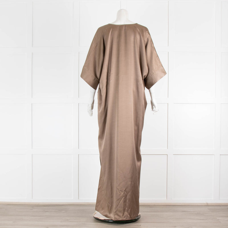 Raey Light Brown Long Day Dress