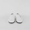 Toteme White Croc-Effect Leather Loafers