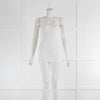 Wardrobe.NYC White Ribbed Cotton Tank