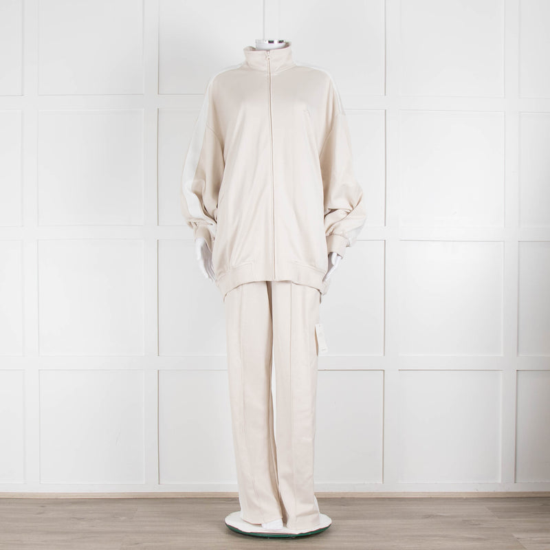 Isabel Marant Rajane Oversized Cream Tracksuit Jacket