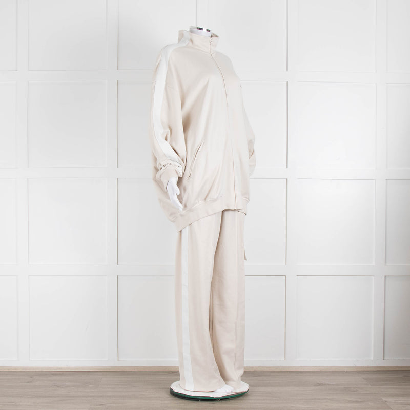 Isabel Marant Rajane Oversized Cream Tracksuit Jacket
