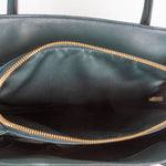 Salvatore Ferragamo Bottle Green East/West Fiamma Handbag