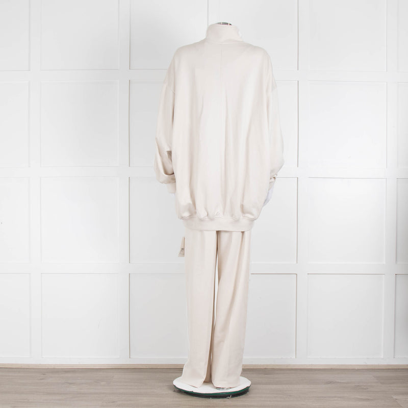 Isabel Marant Rajane Oversized Cream Tracksuit Jacket