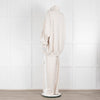 Isabel Marant Rajane Oversized Cream Tracksuit Jacket