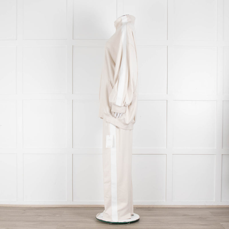 Isabel Marant Rajane Oversized Cream Tracksuit Jacket