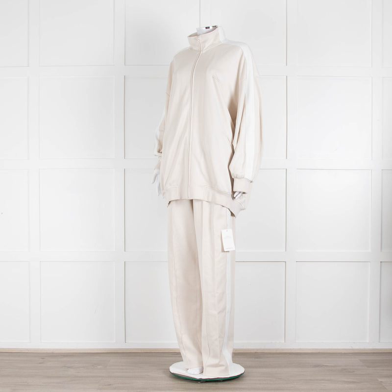 Isabel Marant Rajane Oversized Cream Tracksuit Jacket