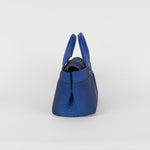 Roland Mouret Electric Blue Python Top Handle Bag