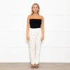 Weekend Max Mara Cream Slim Leg Trousers
