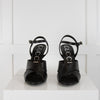 Gucci Black Leather Betsy Sandals