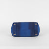 Roland Mouret Electric Blue Python Top Handle Bag
