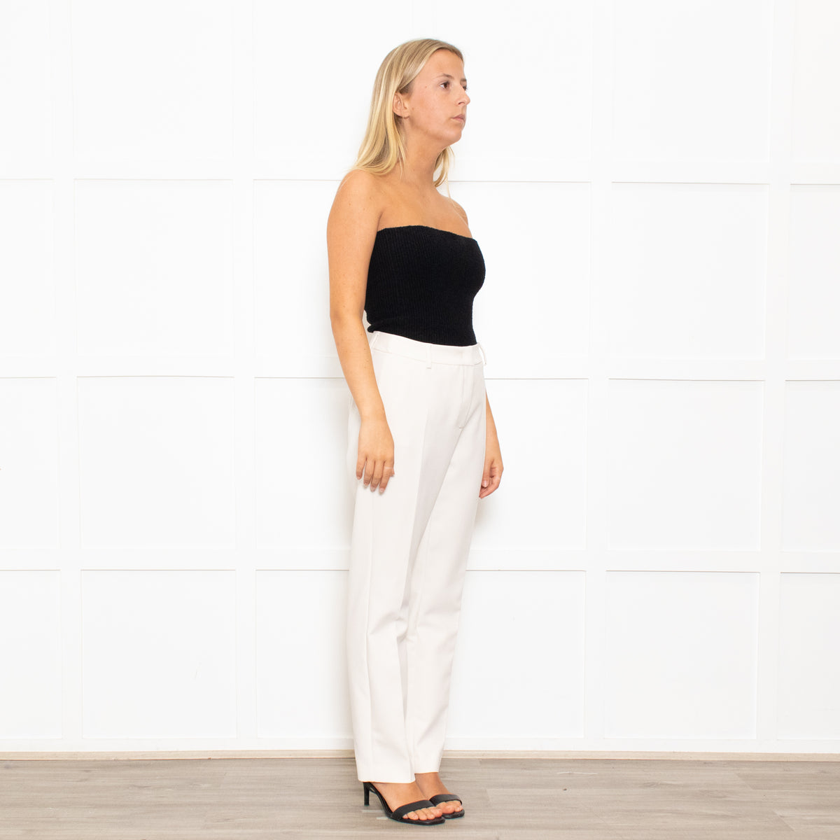 Weekend Max Mara Cream Slim Leg Trousers