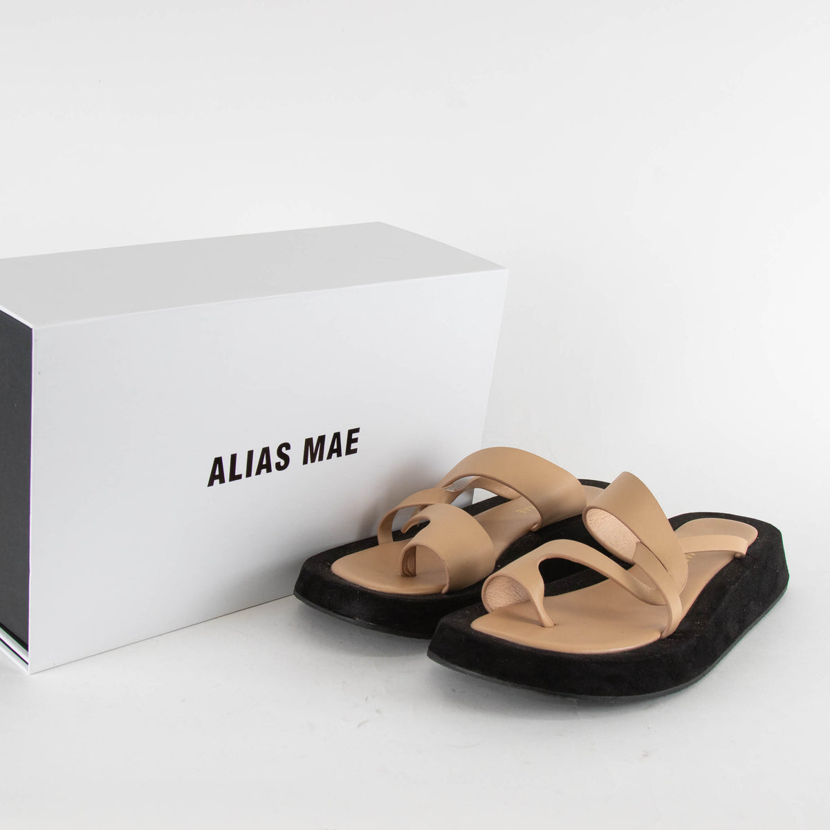 Alias Mae Natural Leather Polo Sandal