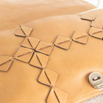 Salvatore Ferragamo Taupe  Ray Skin Clutch