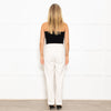 Weekend Max Mara Cream Slim Leg Trousers