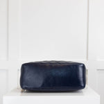 Chanel Navy Blue Calfskin Adjustable Length  Cross Body Bag