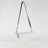 Longchamp White Leather Smile Crossbody Bag
