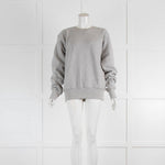 Toteme Grey Crew Neck Sweatshirt