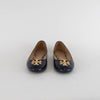 Tory Burch Navy Flat Ballet Pumps