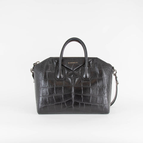 Givenchy Black Croc Medium Antigona Bag – Phoenix Style