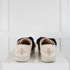 Gucci Cream Red Blue Ace Bow Trainers