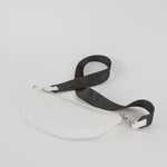 Longchamp White Leather Smile Crossbody Bag