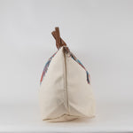 Longchamp Cream  Le Pliage Massai Collier Tote Bag