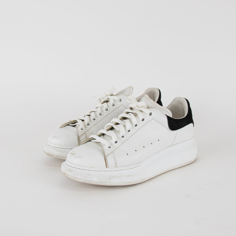 Alexander McQueen White Exaggerated Sole Trainers