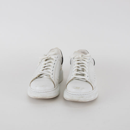 Alexander McQueen White Exaggerated Sole Trainers