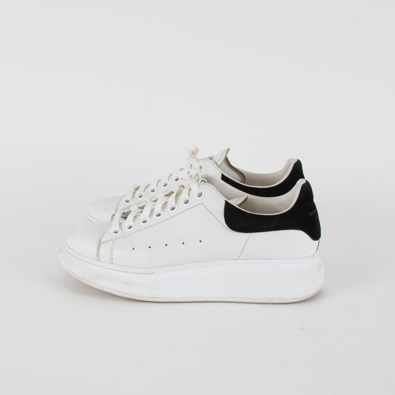 Alexander McQueen White Exaggerated Sole Trainers