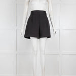 See By Chloe Black High Waist Shorts